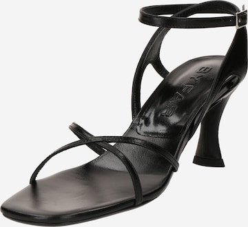 juoda By Far Sandalai 'ROSKO': priekis