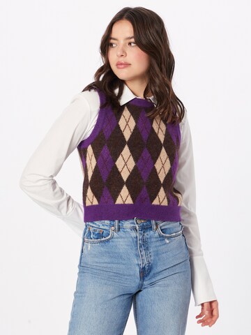 LEVI'S ® Sweater 'Deja Vu Sweater Vest' in Purple: front