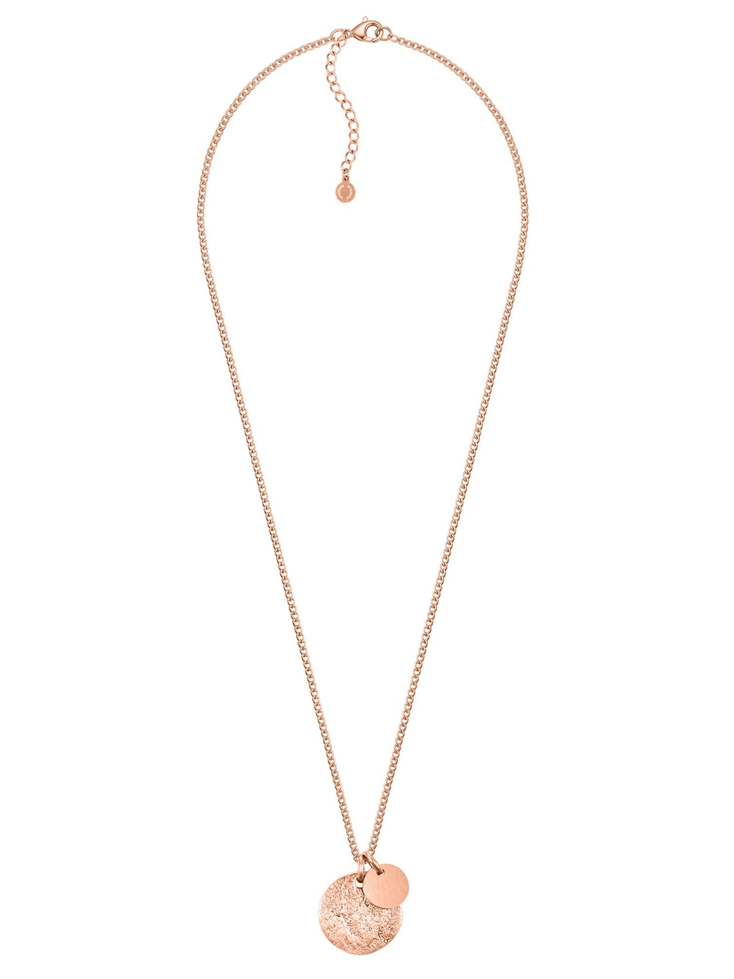 day berlin Necklace 'Brushed' in Gold: front