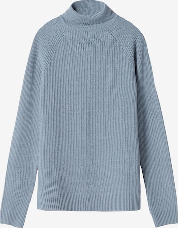 Pull-over Bershka en bleu : devant