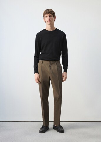 MANGO MAN Regular Pants 'Roberto2' in Brown