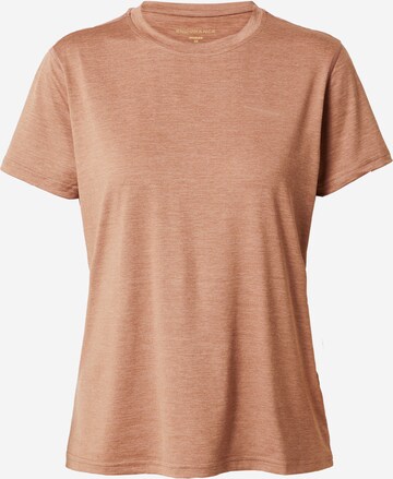 ENDURANCETehnička sportska majica 'Maje' - smeđa boja: prednji dio