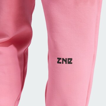 ADIDAS SPORTSWEAR Tapered Workout Pants 'Z.N.E.' in Pink