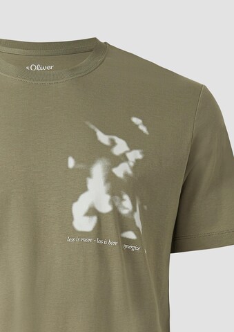 T-Shirt s.Oliver en vert
