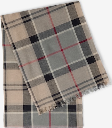 Écharpe Barbour en beige : devant