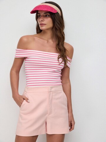 No Matter What Top in Roze
