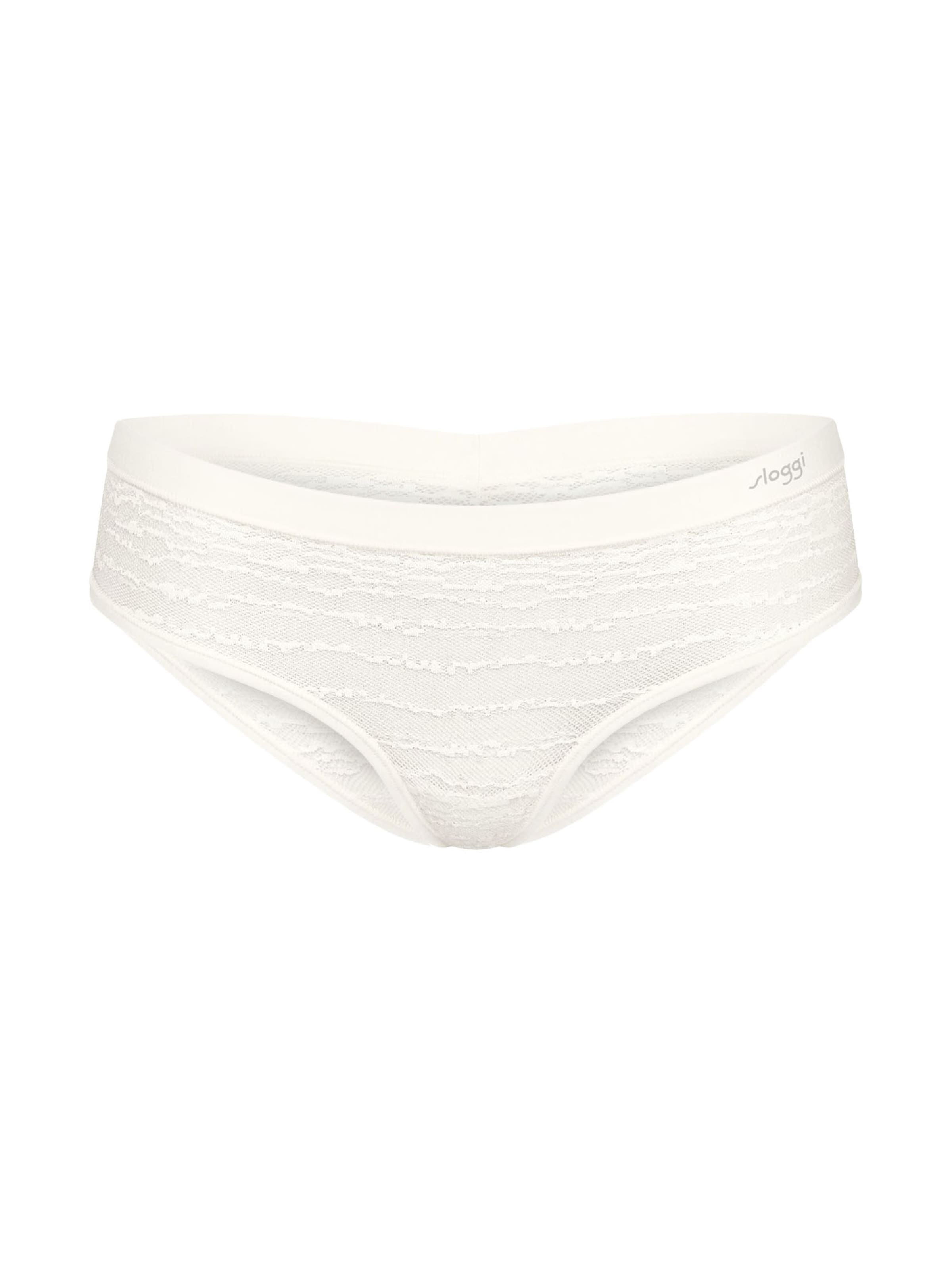 SLOGGI Retro Panty ' Blue FREE Evolve ' in Weiß: Vorderseite