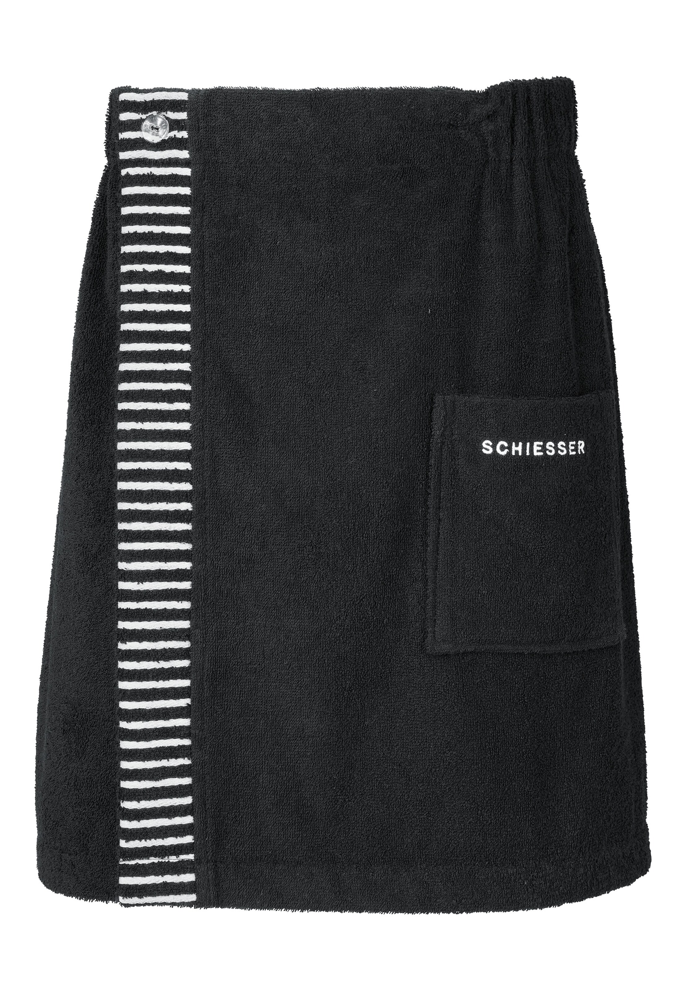 SCHIESSER Towel 'Rom' in Black: front