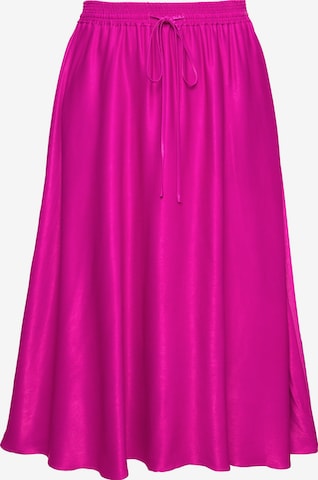 Jupe Ulla Popken en rose : devant