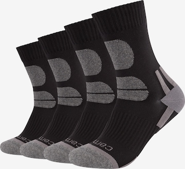 camano Socks in Black: front