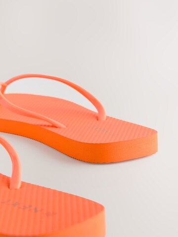 Next T-Bar Sandals in Orange