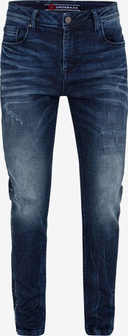 CIPO & BAXX Regular Jeans in Blauw: voorkant