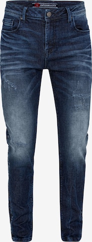 CIPO & BAXX Regular Jeans in Blauw: voorkant