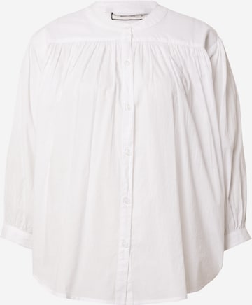 Summum - Blusa 'Voile' en blanco: frente