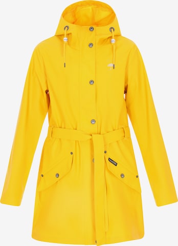 Manteau mi-saison Schmuddelwedda en jaune : devant