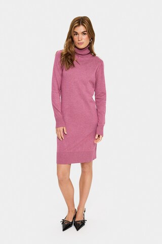 SAINT TROPEZ - Vestido de punto 'Mila' en lila