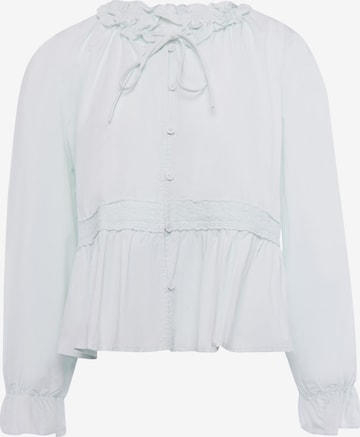 IZIA - Blusa em azul: frente