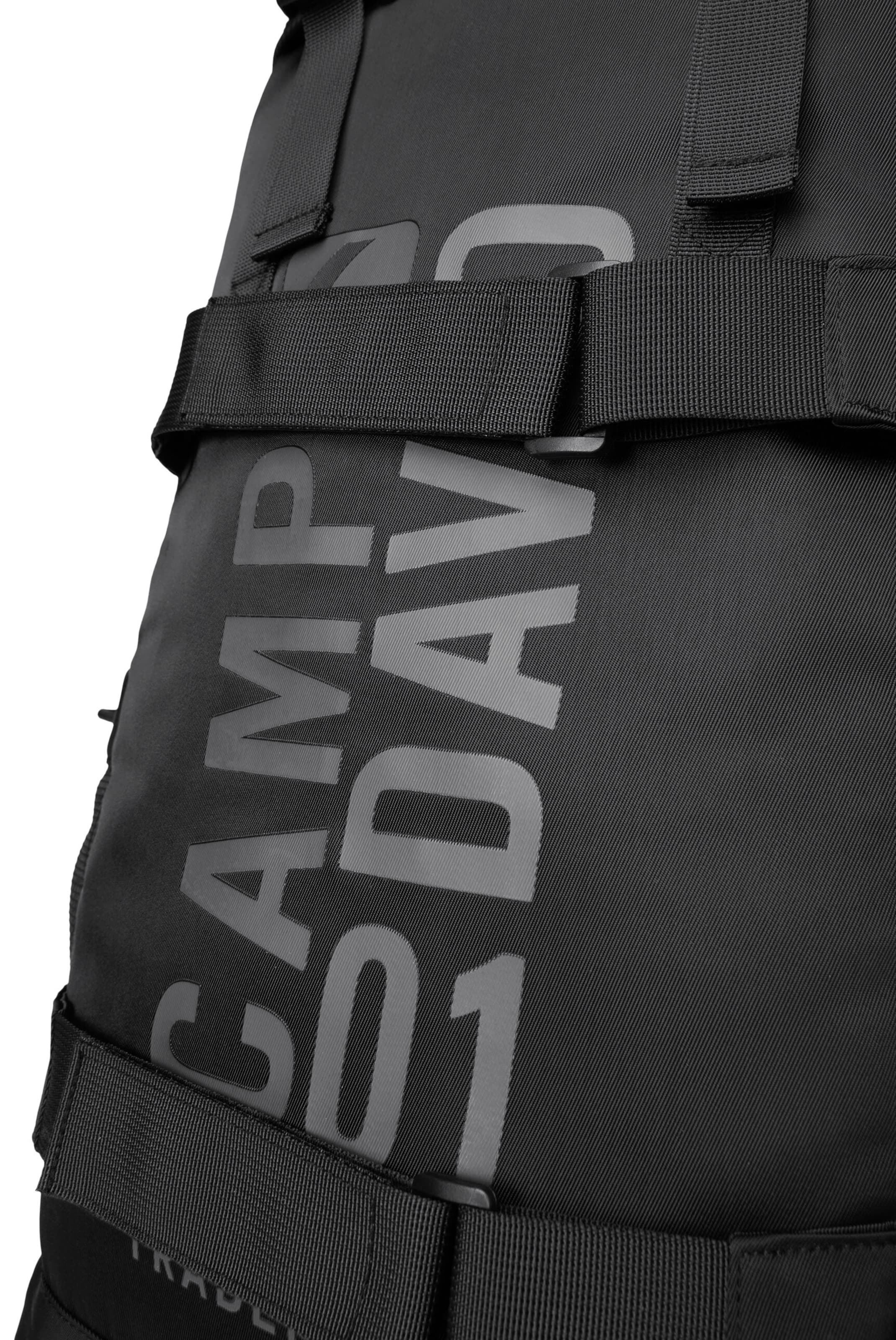 CAMP DAVID Rucksack mit Logo Design in Schwarz