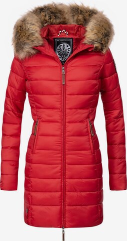Manteau d’hiver 'Rose' MARIKOO en rouge : devant