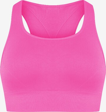 Bustier Soutien-gorge de sport 'Amy' Smilodox en rose : devant