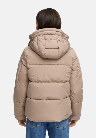 NAVAHOO Winter jacket 'Zauberlicht 14' in Brown