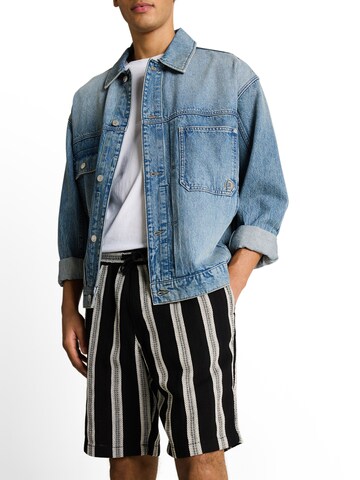 TOM TAILOR DENIM Loosefit Shorts in Schwarz