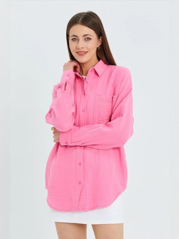 Camicia da donna di MixRay in rosa