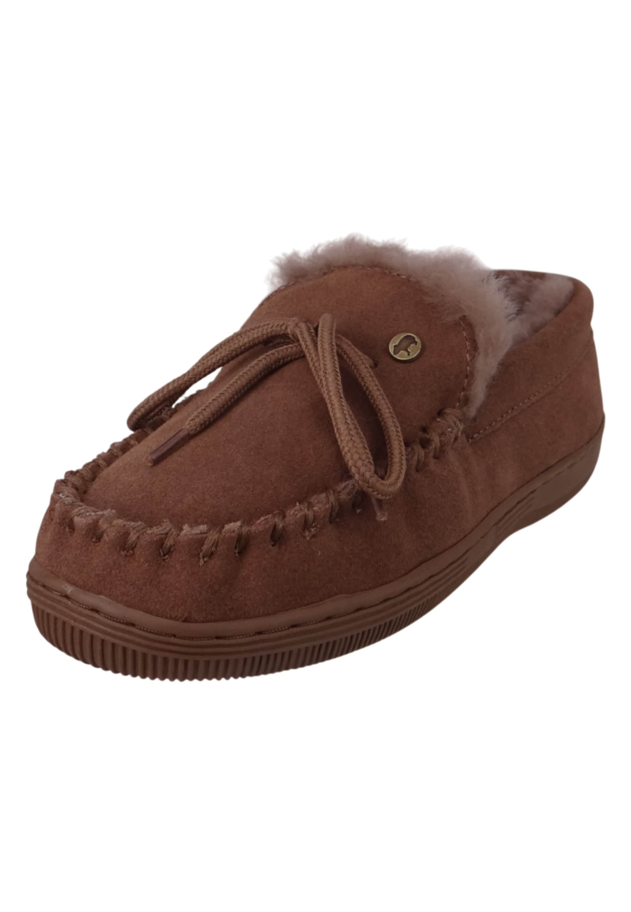 Mocassin 'Koala' Warmbat en marron : devant