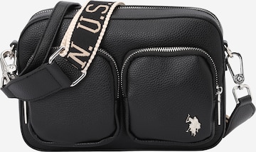 U.S. POLO ASSN. Válltáska 'Mansion' - fekete: elől