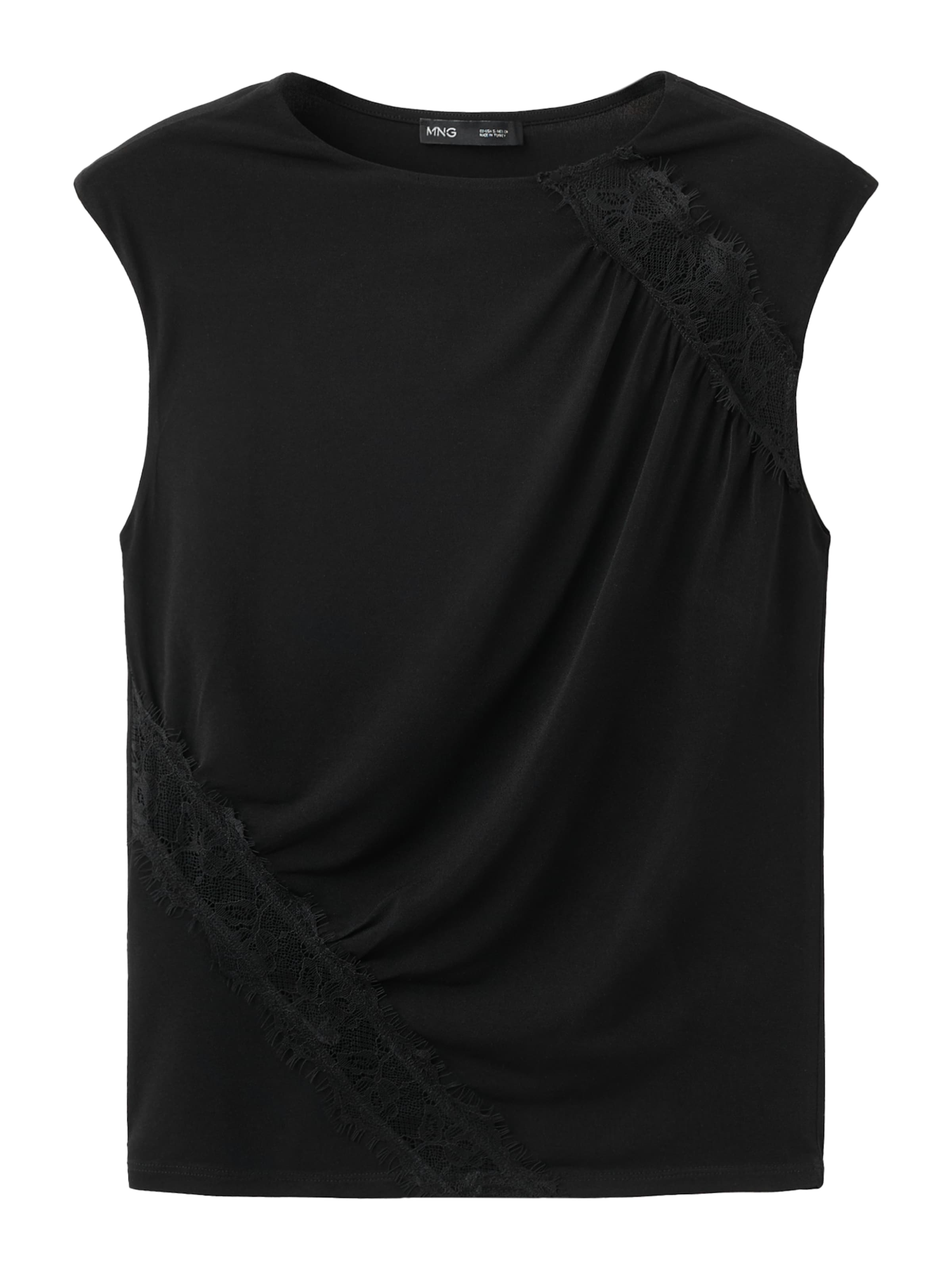 MANGO Top 'CINDY' - fekete: elől