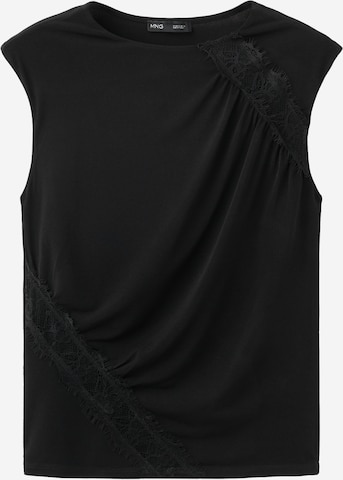 MANGO Top 'CINDY' in Schwarz: Vorderseite