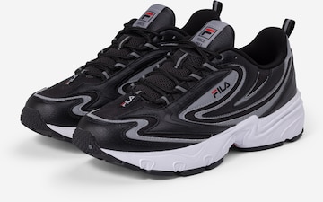 Fila platform trainers black online