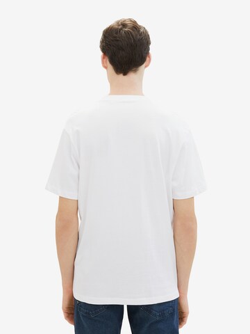 T-Shirt TOM TAILOR DENIM en blanc