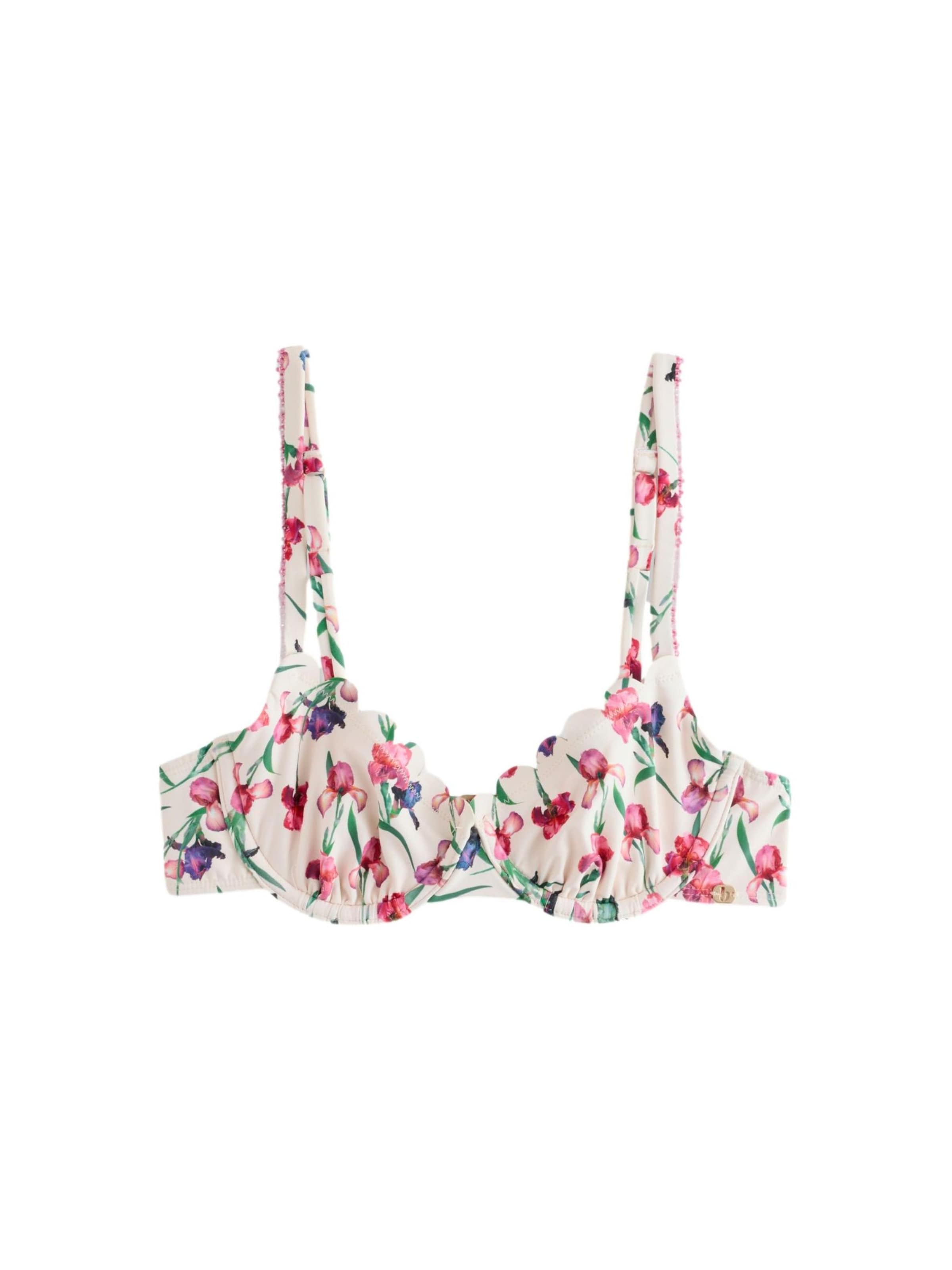 B by Ted Baker T-shirt Bikinitop in Grijs: voorkant