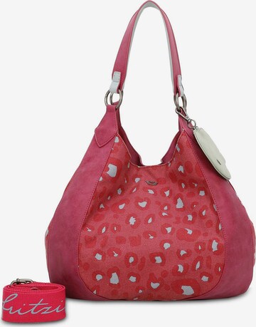 Fritzi aus Preußen Schultertasche  'Izzy Woo ' in Pink: predná strana