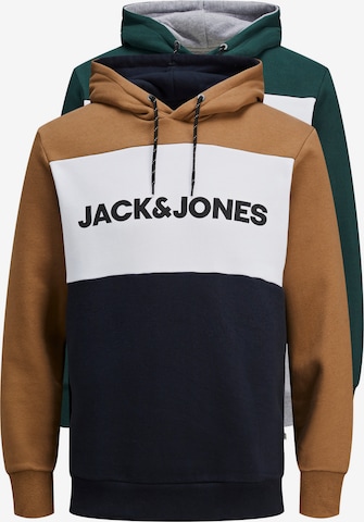 JACK & JONES Sweatshirt in Brown: front