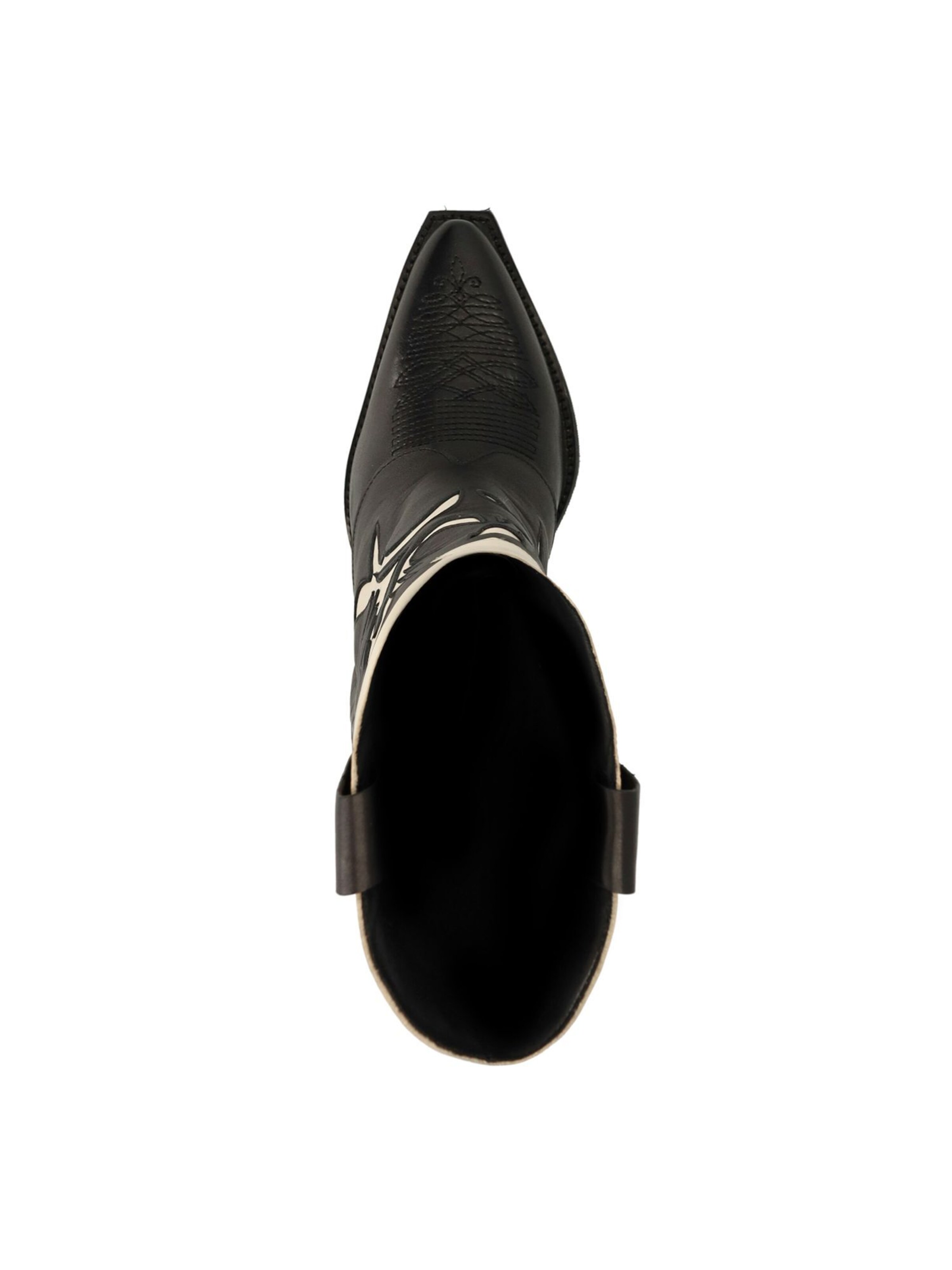 Bottes de cowboy SACHA en noir