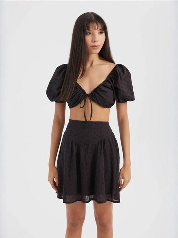 Costume Hiccup en noir : devant