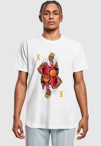 Mister Tee Shirt in Wit: voorkant