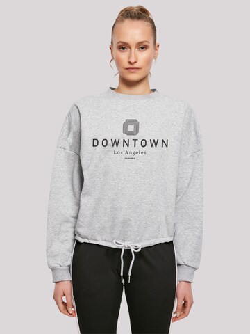 Sweat-shirt 'Downtown LA' F4NT4STIC en gris : devant