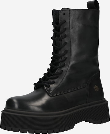 Apple of Eden Lace-Up Ankle Boots 'Yola' in Black: front
