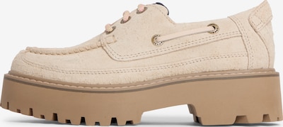 Mokasinai iš Tommy Jeans, spalva – smėlio spalva, Prekių apžvalga