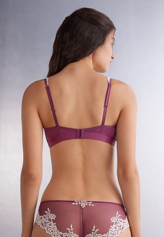 INTIMISSIMI Triangel BH 'Pretty Flowers' in Lila