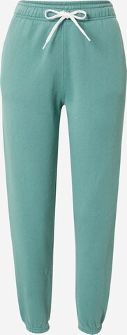 Tapered Pantaloni de la Polo Ralph Lauren pe verde: față