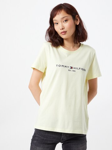 TOMMY HILFIGER Shirt in Geel: voorkant