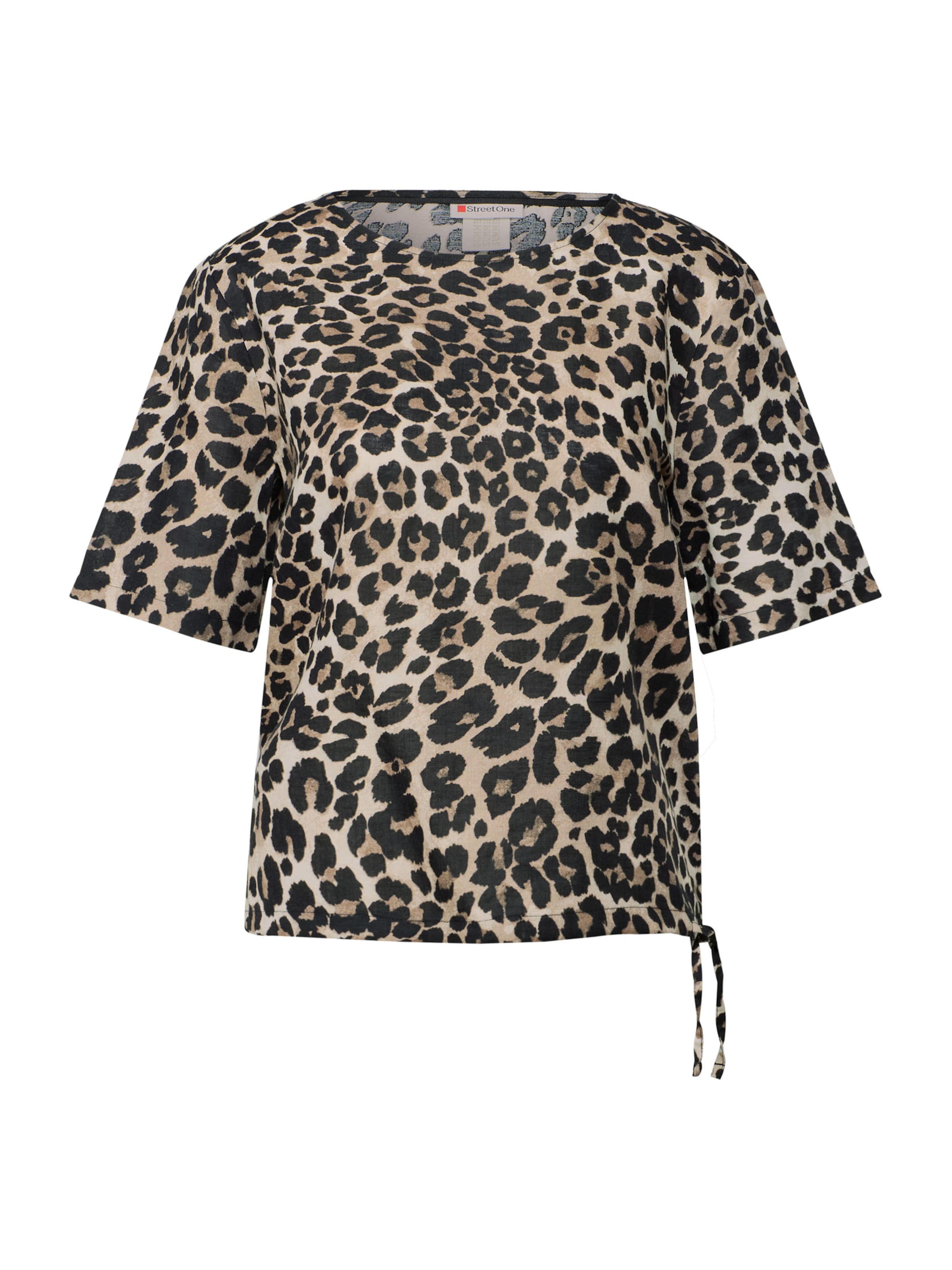 STREET ONE Blúzka - Hnedá: predná strana