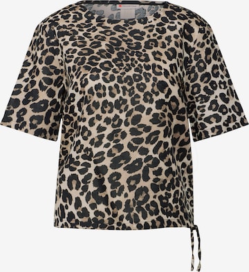 STREET ONE Блузка в Коричневый: спереди