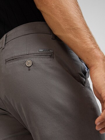 yazubi Slimfit Chinohose 'Kyle' in Grau