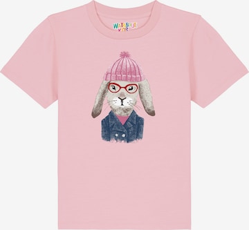 watabout.kids Shirt 'Hase' in Pink: front