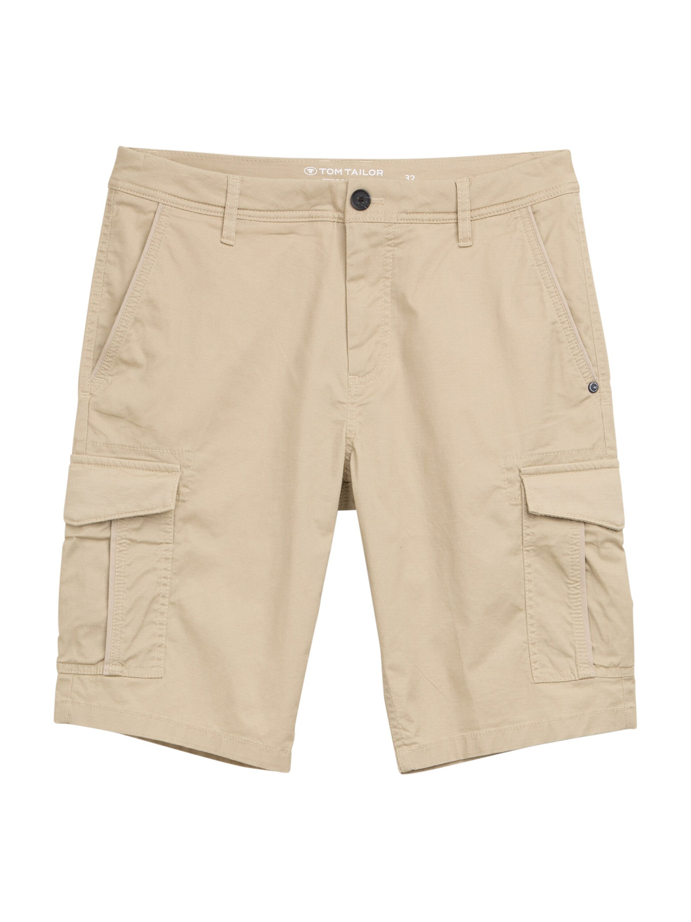 TOM TAILOR Regularen Kargo hlače | bež barva: sprednja stran